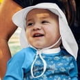 thumbnail image 2 of green sprouts UPF50+ Eco Flap Hat-Navy-9-18mo, 2 of 7