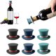 thumbnail image 2 of Tapes de Vino para Botellas de Vino Tapes de Sombrero de Silicona de 3 Piezas, Botellas con Tapas Sellador Decorativo Reutilizable para la Barra de Cocina de Bebidas de Champán, 2 of 8