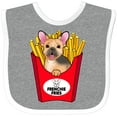 thumbnail image 3 of Inktastic Cute Frenchie in French Fries Boys or Girls Baby Bib, 3 of 4