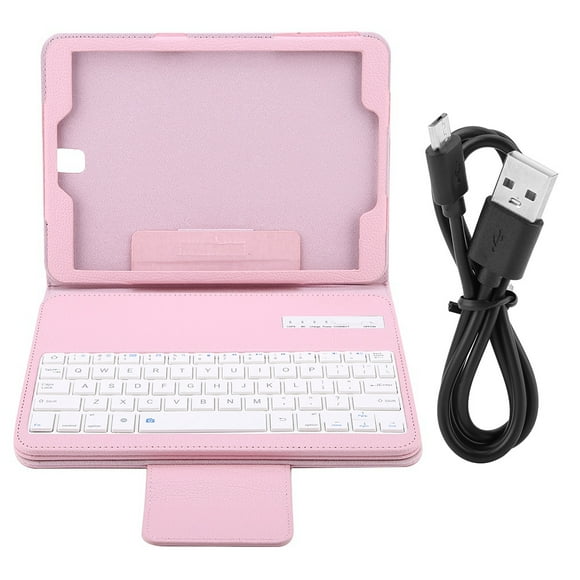 FYBTO 9.7in Fast Response Bluetooth Split Keyboard FN Keys Ultrabook Keyboard for Samsung Tab S3-Pink-090602