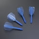 thumbnail image 3 of EeaseMX 4 plumas de dardos de hilo fino transparente, accesorio para dardos, para deportes al aire libre e interior (hilo fino y fino, azul), 3 of 7