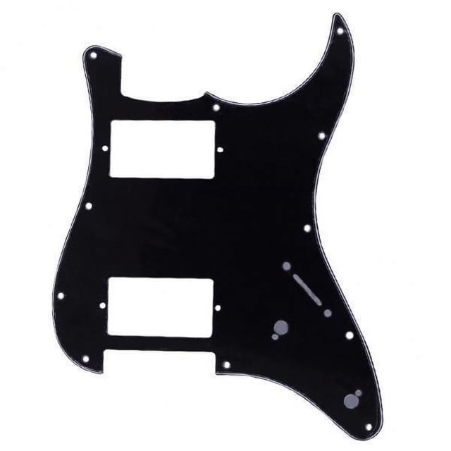 2 capas guitarra Pick Guard Scratch Plate Strade Fareast Limited negro 2 piezas
