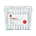 thumbnail image 3 of KINGART® PRO Double-Ended Sketch Markers, Chisel & Fine Tip, Alcohol-Based Ink, Storage Case, Set of 60 Unique Colors, 3 of 8