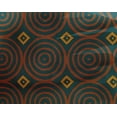 thumbnail image 4 of oneOone Georgette Viscose Fabric Diamond & Circle Block Fabric Prints By Yard 42 Inch Wide, 4 of 4