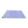 thumbnail image 2 of Ahgly Company Machine Washable Indoor Rectangle Persian Blue Traditional Area Rugs, 7' x 9', 2 of 4