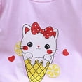 thumbnail image 4 of NOLDARES Toddler Baby Girl Clothes Summer Outfits Sleeveless Ruffled Shirts Tank Tops Shorts Kids Girls Clothing Sets(Watermelon Red,5-6 Y), 4 of 4