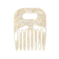 Unique Bargains 1 Pc Women Durable Vintage Acetate Comb Yellow Acetate Sheet