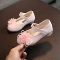 thumbnail image 4 of NOKIO Children'S Princess Dress Shoes Girls' Stylish Sandals Children'S Mary Jane Flats Girls' Chic Slide Sandals Girls Sandals Children Shoes Pearl Flower Princess Shoes Dance Shoes, 4 of 7