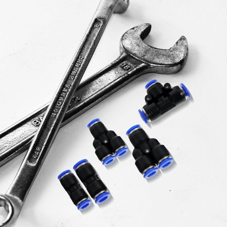 MLINS 42 Pcs Pneumatic Fitting Air Hose Fittings 4.33X3.00X1.50CM