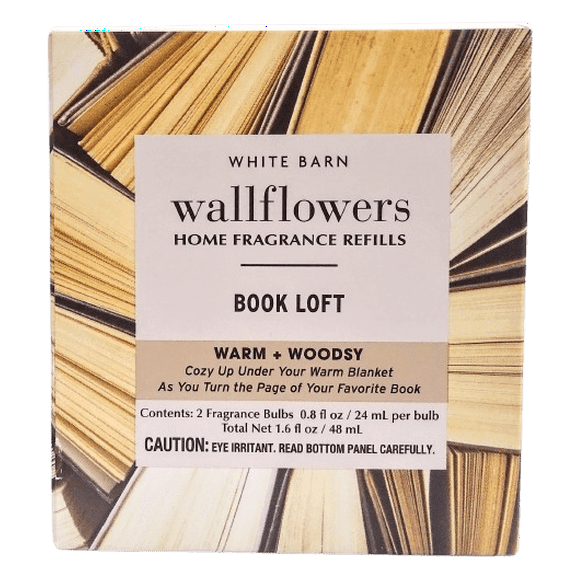 Bath & Body Works Book Loft Wallflowers Home Fragrance Refills - 2 Bulbs