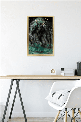Marvel Comics: Man-Thing: Thunderbolts #154 Wall Poster, 14.725" x 22.375" Framed