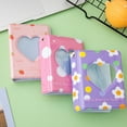 thumbnail image 3 of Visland 3 Inch Mini Photo Album for Instax Camera Kpop Photocard Binder Love Heart Hollow Photocard Holder Book Business Card Book Holder Photocard Sleeves 40 Pockets, 3 of 8