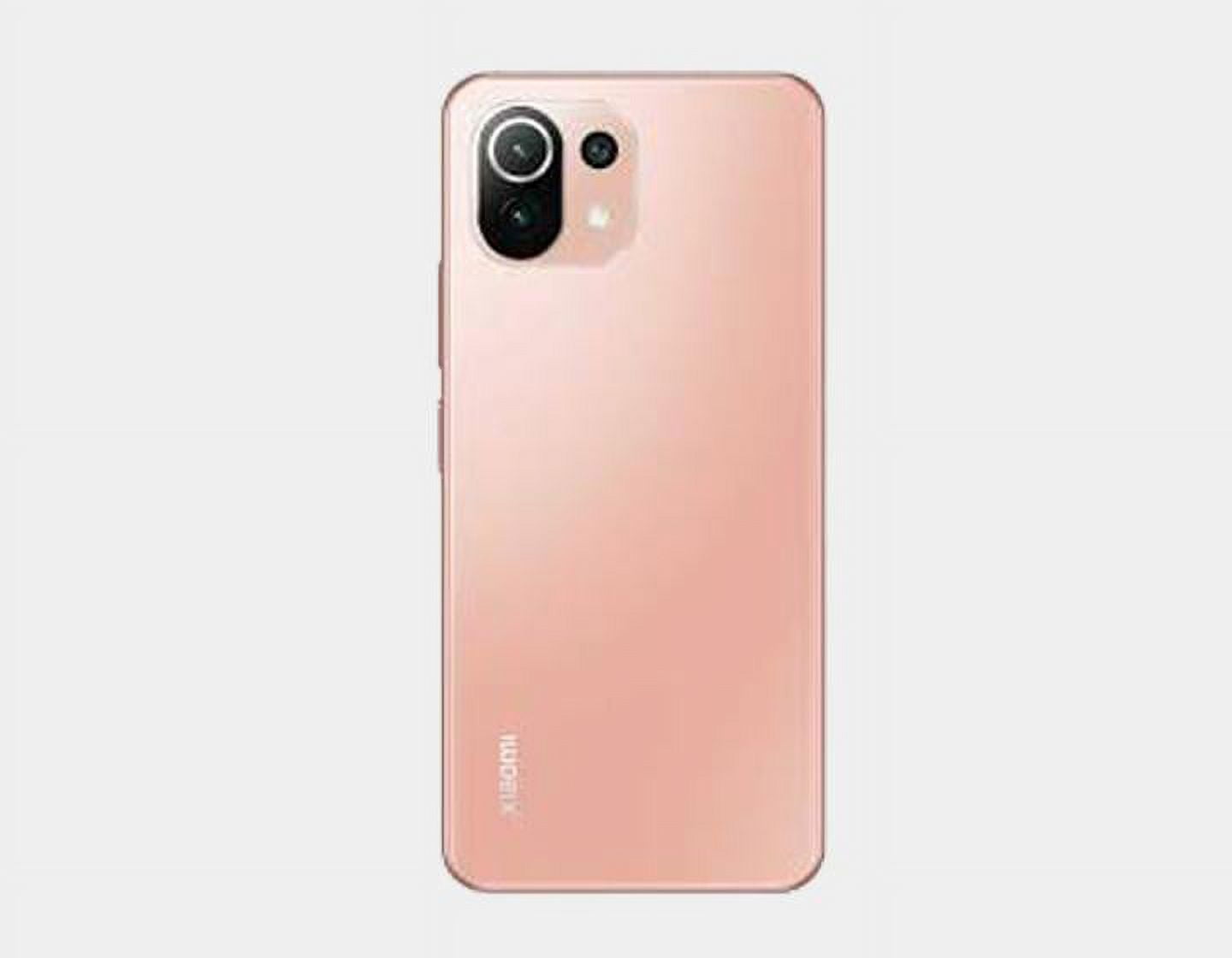 Xiaomi Mi 11 Lite 4G 128GB, 8GB RAM, Dual SIM LTE GSM Unlocked - Peach Pink  