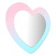 thumbnail image 2 of Heart Shaped Acrylic Vanity Mirror Stickers Self Adhesive Multi Color For Living Room Decor 7 Inch, 2 of 4
