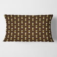 thumbnail image 2 of Designart Geometric Mod Dots' Mid-Century Modern Throw Pillow - 12x20, 2 of 2