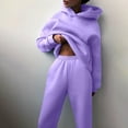 thumbnail image 3 of Lovzfmll Women's 2024 Fall 2 Piece Outfits Sweatsuits Piece Hoodie Long Sleeve Sweatshirt and Casual Long Pants Tracksuit Sets, 3 of 6