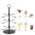 thumbnail image 2 of Champagne Tower Champagne Stand, Cocktail Tree Stand for Drinks Tower, 3 Tier 12 Brackets Metal Wine Glass Display Holder, Party Bar Wedding Champagne Tree Stand for Wine, 2 of 5