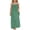 1-Green1029, variant on Kiijoy Girls Sleeveless Backless Maxi Dress Solid Loose Spaghetti Strap Dress, Sizes 7-8