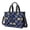 Halloween Pumpkin Star Blue Pattern, variant on Halloween Cute Ghosts with Boo Canvas Messenger Tote Bag, Laptop Shoulder Bag with Multi Pockets & Removable Strap, Durable Canvas Gifts for Women Men Teacher Nurse