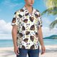 thumbnail image 3 of Fotbe Rottweiler Camisa Hawaiana para Hombre Unisex – Camisa Casual de Verano con Botones de Manga Corta de Algodón y Lino,Large, 3 of 7