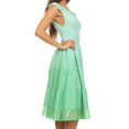 thumbnail image 3 of Sakkas Spring Maiden Ombre Peasant Dress - Mint - One Size, 3 of 5