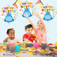 thumbnail image 7 of PMU Happy Birthday Hip Hip Hooray Hippo 18 Inch Mylar Foil Balloon Pkg/10, 7 of 7