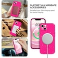 thumbnail image 2 of CACOCO-Magnetic For Iphone 14 Case, Iphone 14 Glitter Bling Case Compatible With Magsafe Wireless Charging Flexible Soft Tpu Sparkly Iphone 14 Phone Case For Women Girls, Hot Pink, 2 of 4