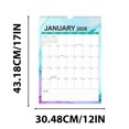 thumbnail image 3 of PLPPYFS 2026-2027 Wall Calendar - 2026-2027 Calendar, Jan.2026 - Jun.2027, 18 Monthly Calendar Large with Hanging Hook, 12" x 17", Ruled Blocks, To-do ＆ Notes, Perfect Wall Calendar for Organizing, 3 of 9