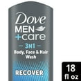 thumbnail image 2 of Dove Men+Care Recover Hydrating 3-in-1 Men's Body Wash All Skin Peppermint, 18 oz, 2 of 11