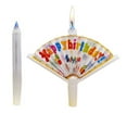 thumbnail image 1 of Reusable Novelty Fan Birthday Candle - Hilarious Children's Cake Decoration, 1 of 6