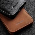 thumbnail image 5 of Melkco For Iphone 15 Case Anti-drop Vertical Flip Genuine Cow Leather+pc Cover, 5 of 5