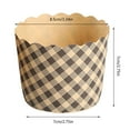 thumbnail image 5 of Kaireo Cake Cups-100Pcs Medium,100 Pieces Baking Cups Cupcakes Lined with Brown Baking Paper,Include:Cake Cups-100Pcs,Material:Yellow Kraft Paper, 5 of 6