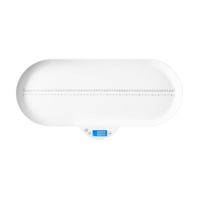 Báscula para bebés, báscula de peso para bebés, seguimiento de altura, báscula digital multifunción para mascotas de 30 kg como máximo, báscula para