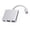 Silver, variant on Xirurus Type-C to HDMI 3-in-1 4K Adapter Cable Converter USB Hub High-Definition Multimedia Dock - Silver