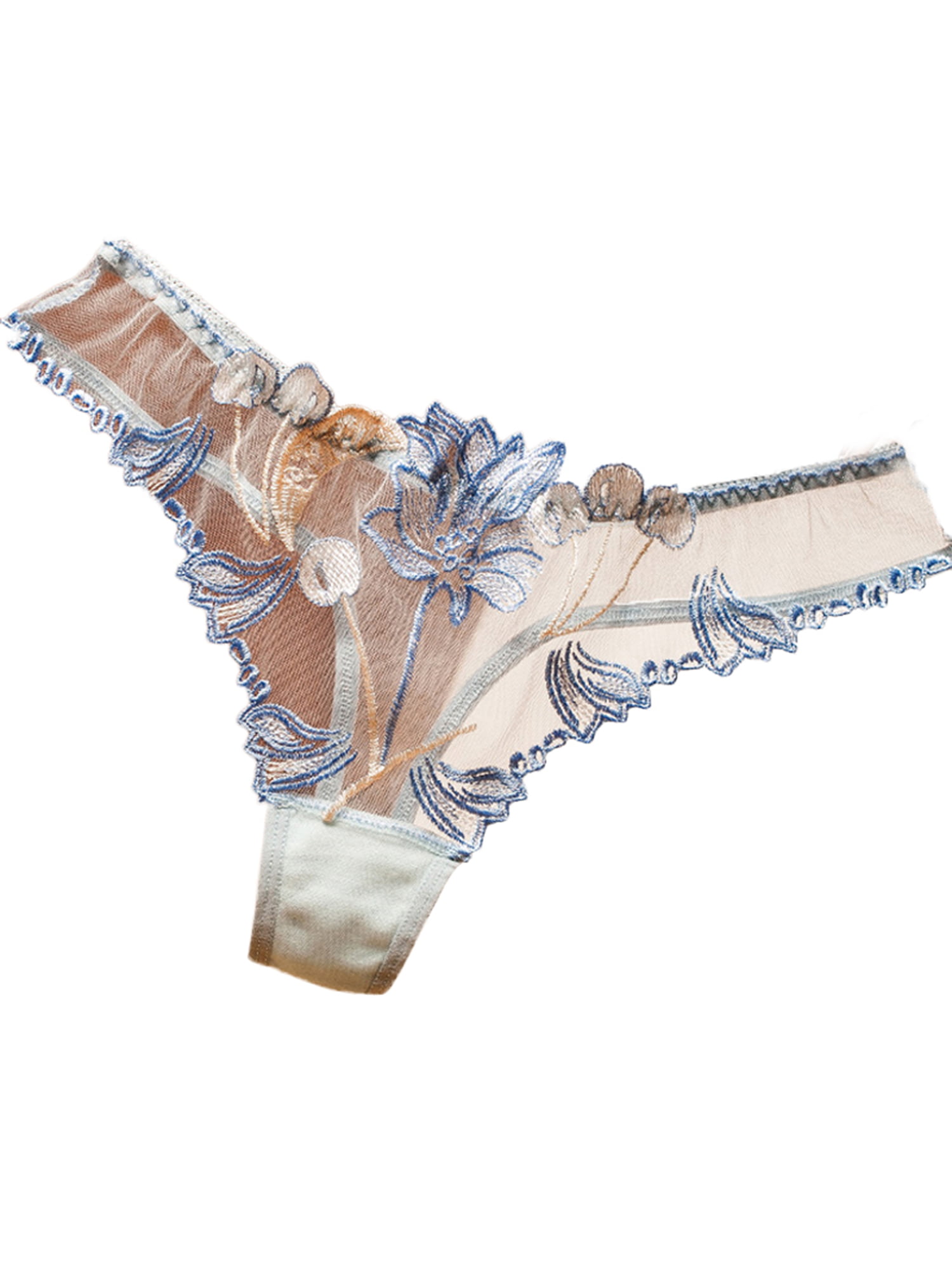 Lallc Women S Lace Thongs Mesh G String Panties Knickers Low Waist Lingerie Underwear