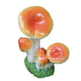 thumbnail image 2 of Ruanlalo Garden Figurine Eco-friendly UV Resistant Resin Mushroom Statue Succulent Bonsai Decor for Home, 2 of 6