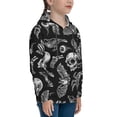 thumbnail image 3 of Daiia Skull bird bat spider for Boys Fashion Hoodies & Sweatshirts with Kangaroo Pocket,Hooded Sweatshirt for Kid, Breathable& Moisture Wicking-X-Large, 3 of 6