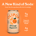 thumbnail image 3 of Olipop Prebiotic Soda Pop, Orange Squeeze, High Fiber, 12 fl oz 12 Pack, 3 of 12