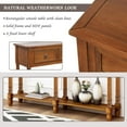 thumbnail image 3 of Console Table with Drawers for Living Room/Entryway/Hallway, 58”L x 11”W x 34”H, 3 of 8