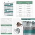 thumbnail image 6 of Blue Gray Stripes Balloon Curtains 63 Inch Length for Living Room/Bedroom, Watercolor Modern Abstract Minimalist Rod Pocket Privacy Door Curtains Decorative Tie Up Shade for Window 52"x63", 6 of 8