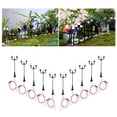 thumbnail image 4 of Milaget Dovewill 10 Pcs Lampe de Rue LED Lampe de Chemin de Fer 1:100 Jauge HO Tête LED Blanche, 4 of 9