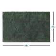 thumbnail image 4 of Nestl Bathroom Rugs, Machine Washable Bath Mats For bathroom Floor Rugs, Nonslip Backing Rubber Bath Rug, Hunter, 4 of 6