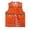 Orange, variant on Zylarhe Mens Tshirts, Men's Fashion Solid Color Reflective Mesh Vest Mens Big And Tall Tee Shirts Light Green L