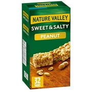Nature Valley Sweet And Salty Peanut Chewy Nut Bars, 32Pk, 1.1Kg/2.4 Lbs,{Imported From Canada}