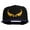 Black Purple, variant on Abstract Wings Design Embroidered Snapback Cap - Black Silver OSFM