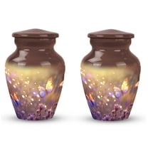 Urns For Human Ashes Adult Male And Female Mom - Small Urn For Ashes Keepsake - Urn For Mom And Dad Ashes - Butterfly Small Urns For Burial - Memorial Urns (Size - 3Inch, 2Pcs)