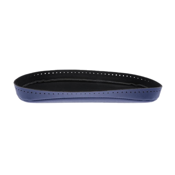 Base de cojín para insertar en la parte inferior de bolsas de ganchillo de cuero de PU para hacer tú mismo Azul real-32cm