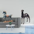 thumbnail image 2 of Escultura De Resina De Galgo Y Caballo De Pie Para Escritorio, Sala De Estar, Estantería, Mesa, Centro De Mesa, Adorno De Animal Fengshui, Decoración Del Hogar, 2 of 8