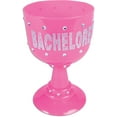 thumbnail image 2 of Forum Novelties Jumbo Plastic Bachelorette Pink Goblet Glass, One Size, 2 of 2