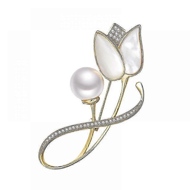 Broche de tulipán, broche de alfiler, abrigo, vestido, bufanda, tipos de accesorios de decoración para fiestas